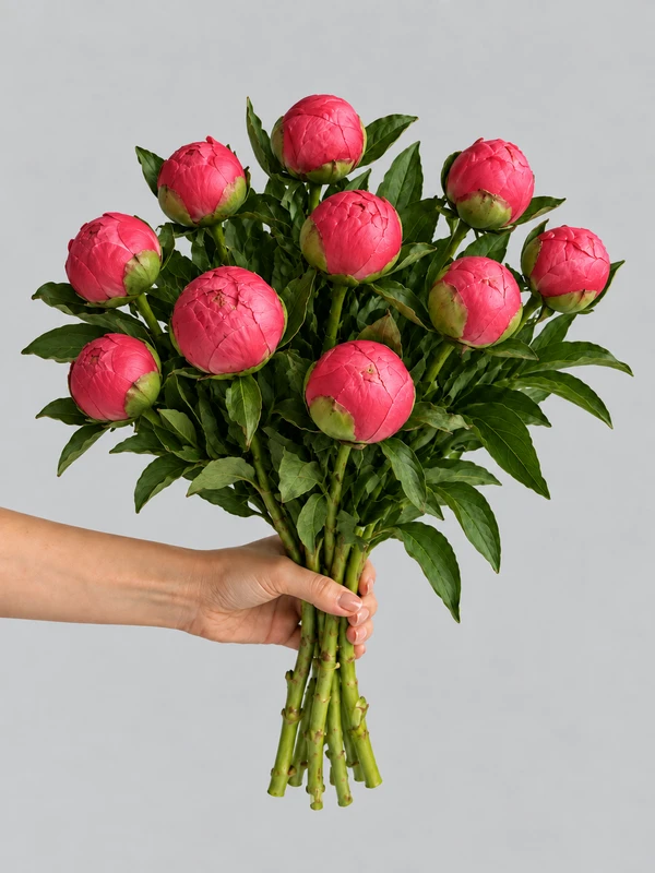 Банч пион “Coral Charm” (10 шт), изображение 2